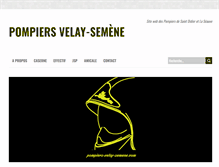 Tablet Screenshot of pompiers-velay-semene.com